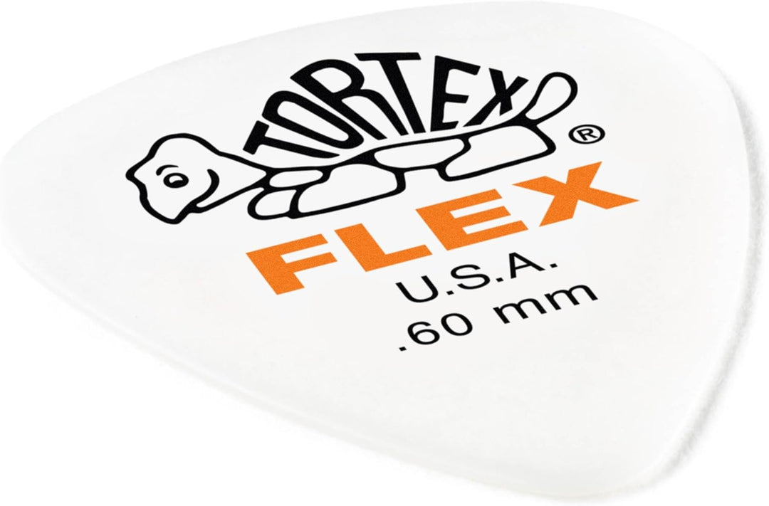 Médiators Jim Dunlop 0,60mm Tortex Flex 0,60mm sachet de 72 0,60mm Sachet de 72 Orange, 0,60mm Sache