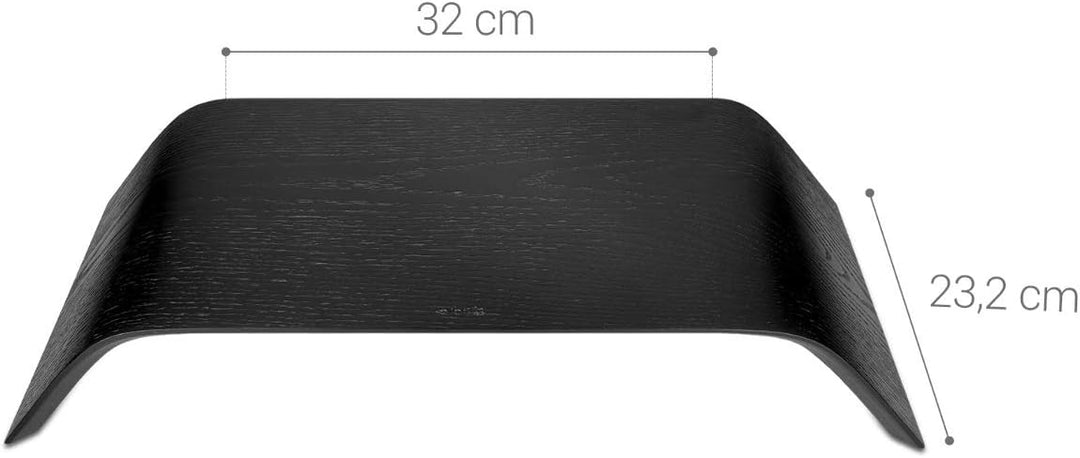 kalibri Bildschirm Holzständer TV Ständer - Computer Tisch Schreibtisch Aufsatz Monitorständer Bank