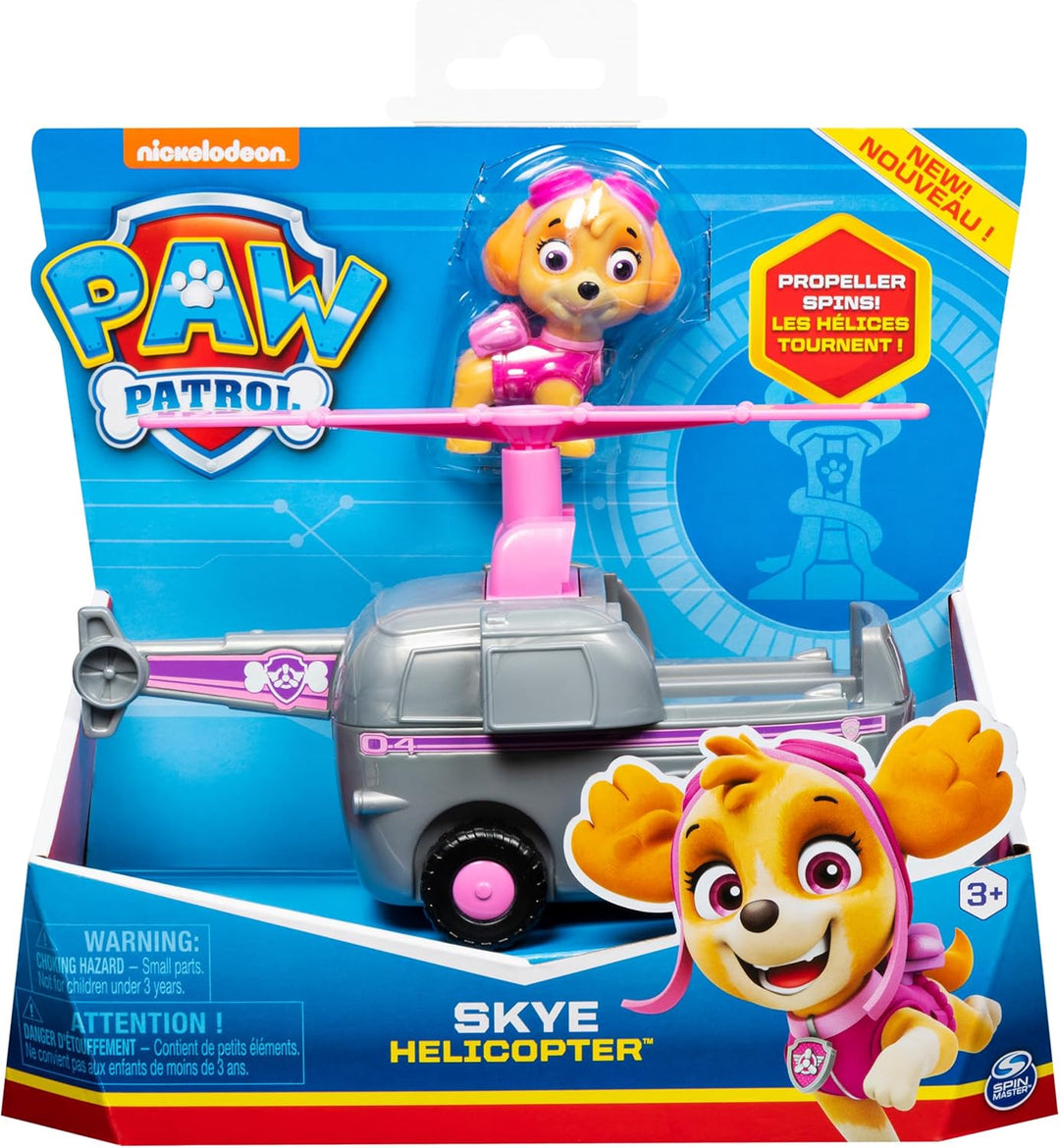 PAW PATROL Auswahl Einsatzfahrzeuge | Basic Fahrzeuge mit Spielfiguren, Figur:Skye