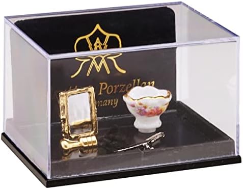 001.476/5 - Rasierset, Miniatur, Rot, Kunststoff, Figurine Set