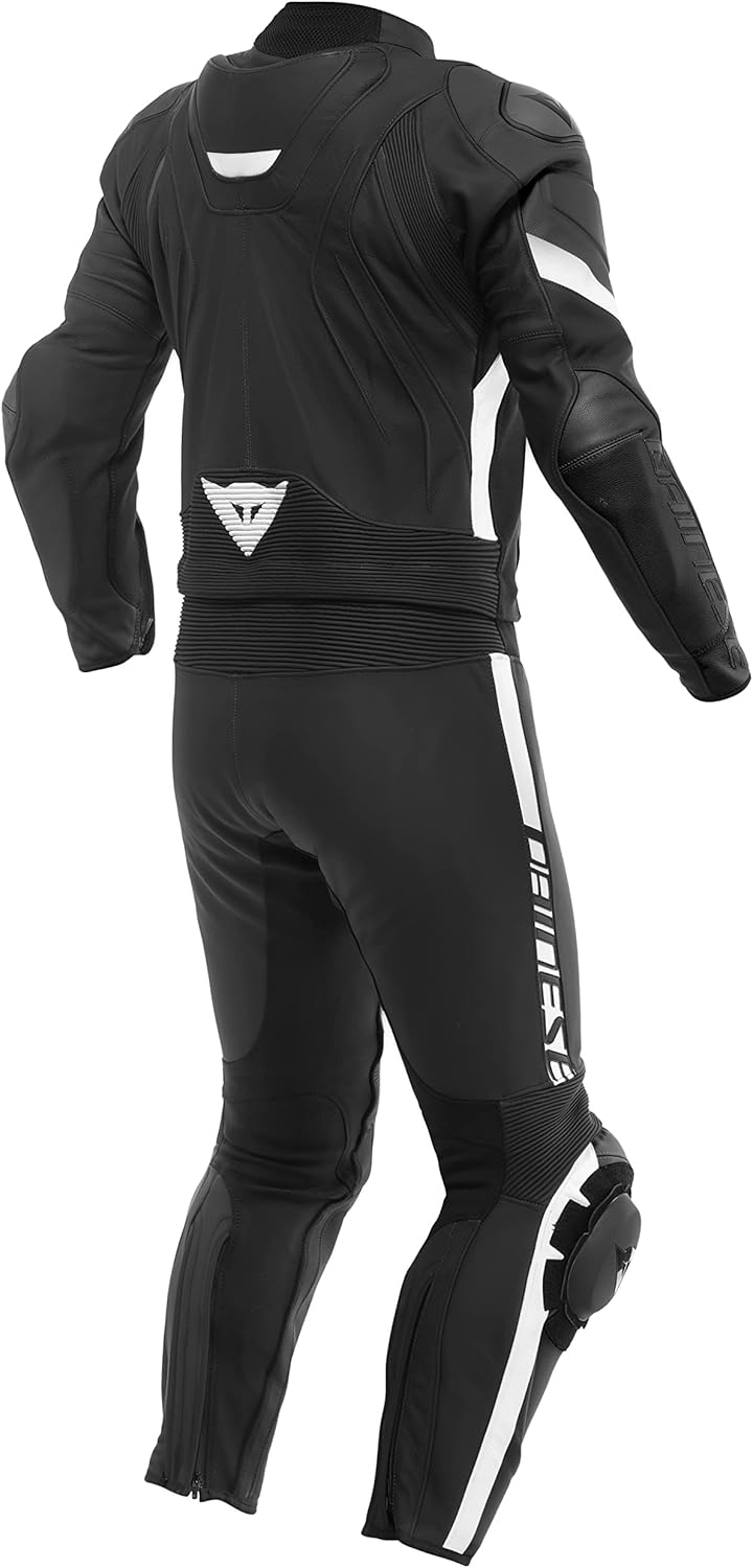 Dainese zweiteiler Lederkombi Avro 4 2PC Motorradanzug Motorradkombi Leathersuit, BLACK-MATT/BLACK-M