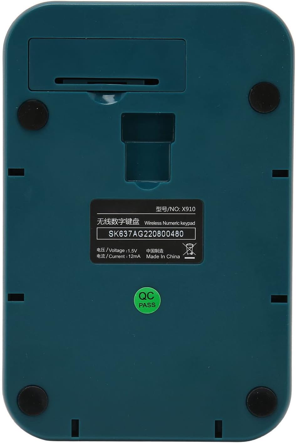 USB-Ziffernblock, Mechanischer Nummernblock für Laptop, 18 Tasten, Retro-Farbschreibmaschine, Runde