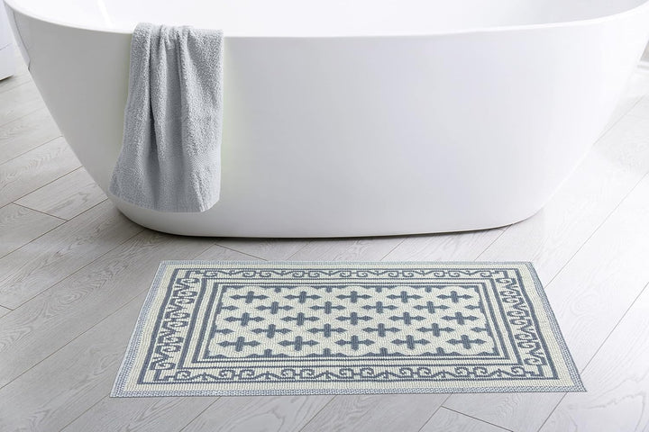 CosìCasa Badteppich rutschfest waschbar & weich - Ideal als Badematte, Badezimmerteppich oder Badvor