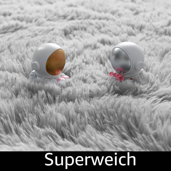 Teppich Rund Teppich Wohnzimmer Hochflor Teppiche Langflor Wohnzimmerteppich für Wohnzimmer Flauschi