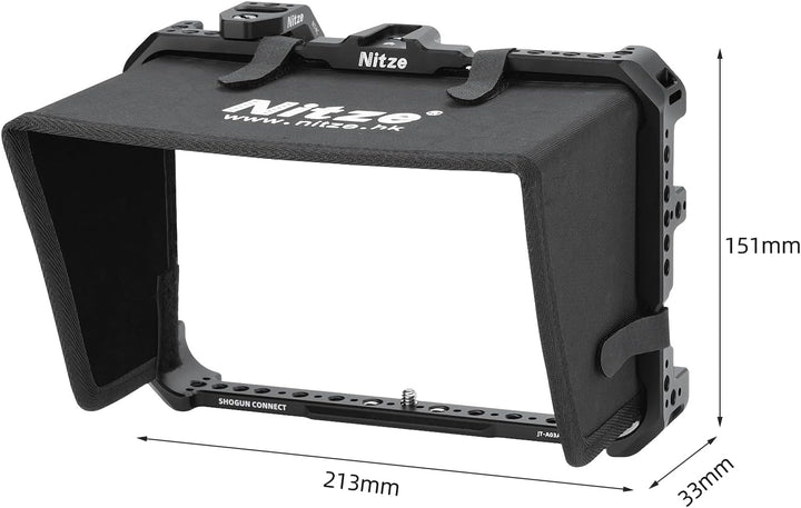 Nitze Käfig für Atomos Shogun Connect, Monitor Cage für Atomos Shogun Connect/Shogun/Shogun Ultra mi