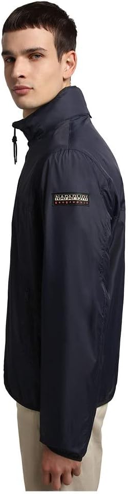 Napapijri Jacke A-Vallee Dunkelblau - M - Herren - Bekleidung - Modern-fit