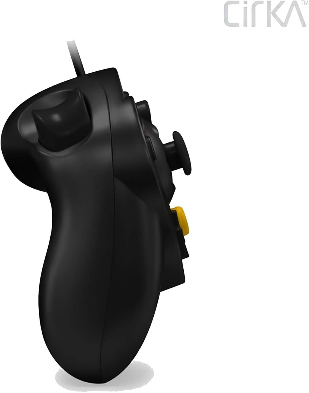 CirKa Kabelgebundener Controller für Gamecube/Wii, Schwarz