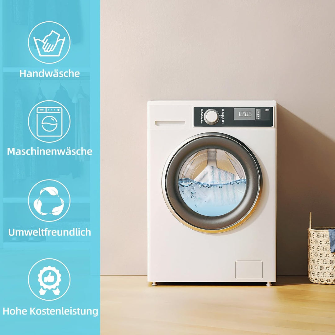 6 Stück Wischbezüge für Leifheit Profi XL Cotton Plus / Profi XL Micro Duo Vollstiel Bodenwischer, 2