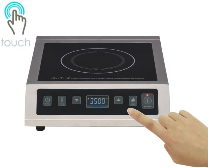 vidaXL Induktionskocher Elektrisch mit Touchscreen Timer Einstellbare Temperatur Induktion Kochplatt