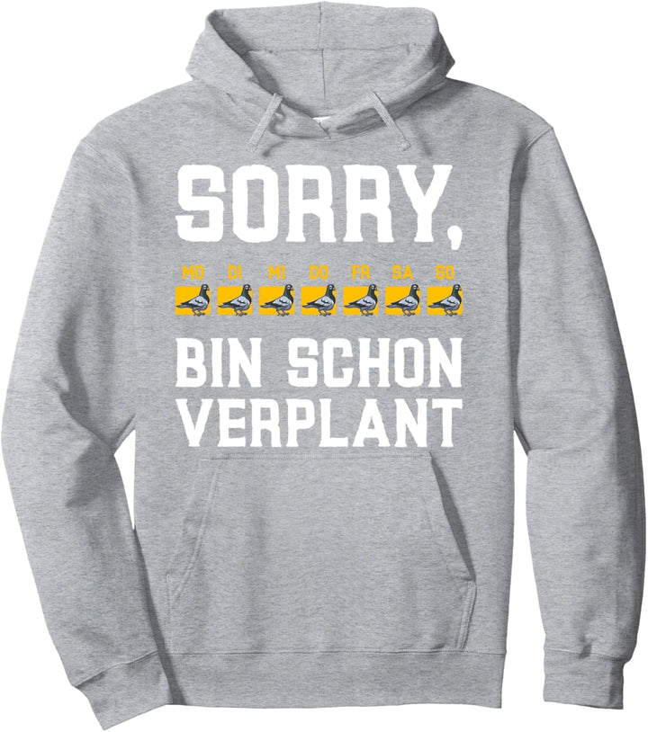 Tauben Taubenzüchter Taubenbesitzer Lustig Verplant Pullover Hoodie