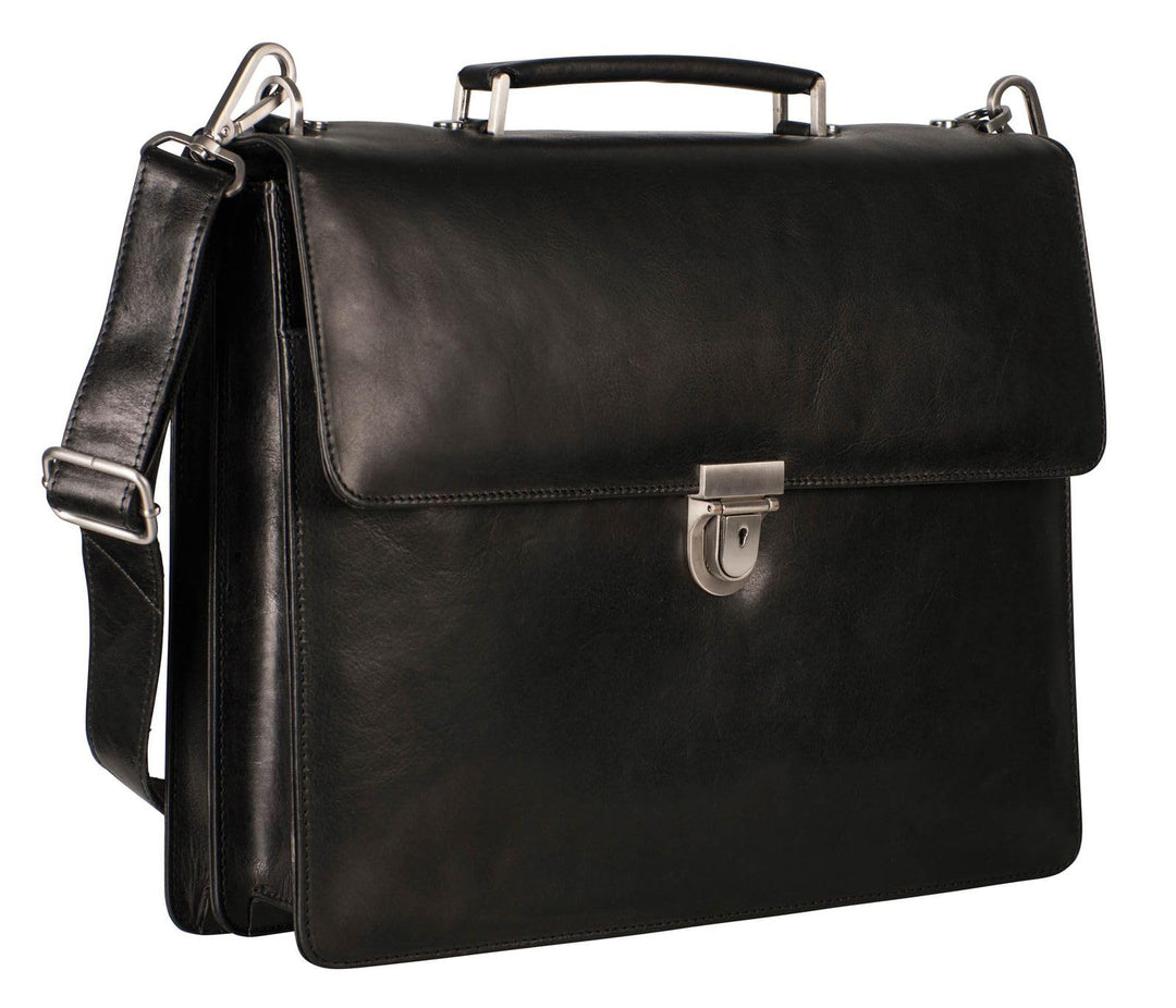 Leonhard Heyden Cambridge Aktentasche Leder 40 cm Laptopfach