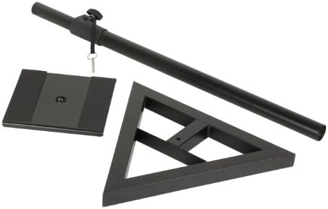 Unbekannt Hall Stands SKDB039 höhenverstellbarer Studio Monitor Ständer schwarz pulverbeschichtet Si