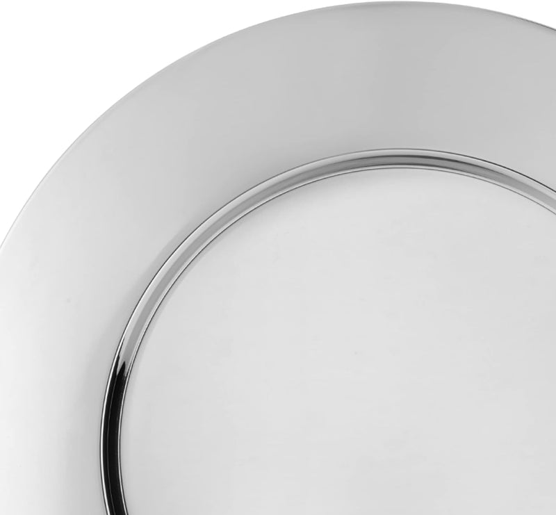 Alessi Platzteller, Edelstahl, Silber, 11 x 33.5 x 23 cm, Silber