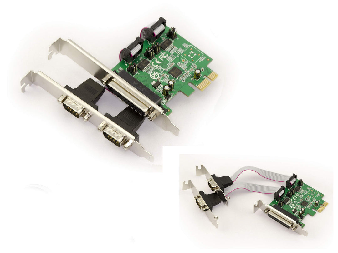 KALEA-INFORMATIQUE PCI Express PCIe Controller-Karte Parallel IEEE1284 LPT SPP ECP und serielle RS23
