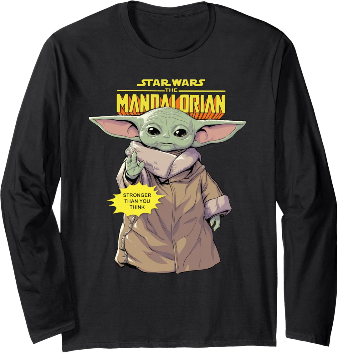 Star Wars The Mandalorian The Child Stronger Than You Think Langarmshirt