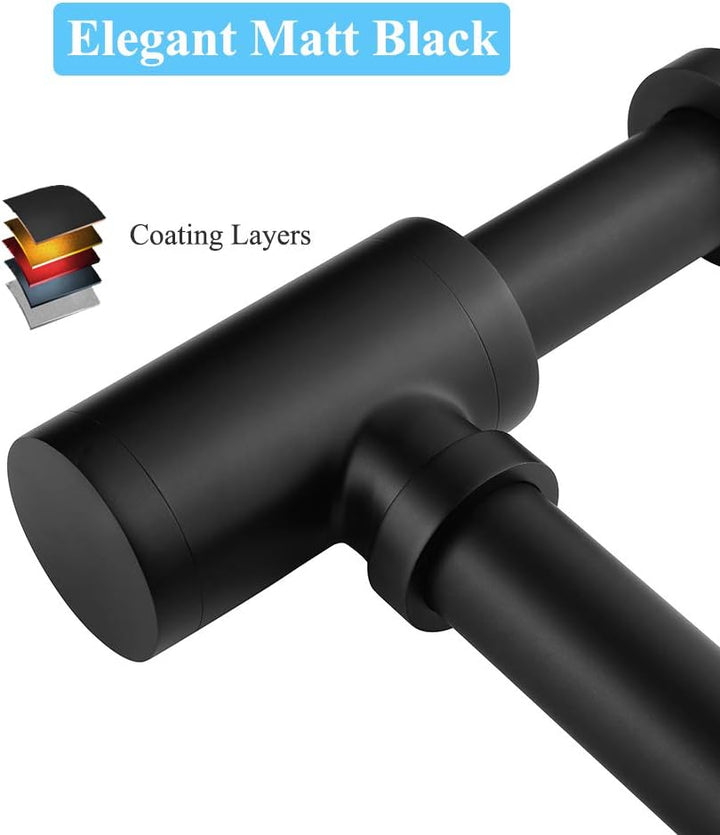 Keymark Design Siphon [Extra Lang 200mm Tauchrohr], Universal Messing Designsiphon Syphon Sifon für