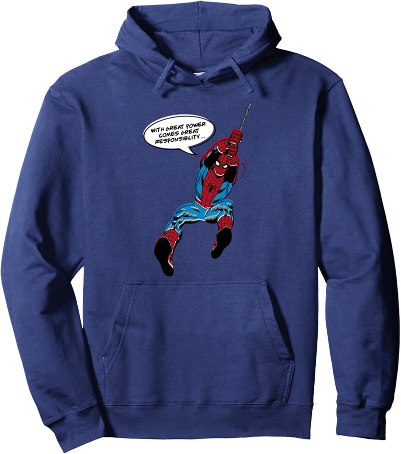 Marvel The Amazing Spider-Man Simple Comic Bubble Pullover Hoodie