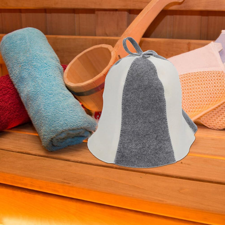 FOMIYES 2st Saunahut Aus Filz Haushaltsfilzhut Sauna Sauna Hut Bequemer Hut Für Die Sauna Hüte Für M