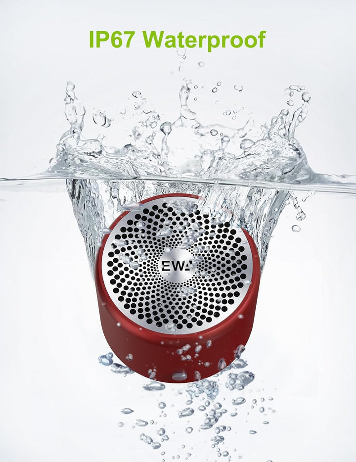 EWA mit Eva Reise Tragen Case, A106 Pro Bluetooth Lautsprecher Wasserdicht, Tragbarer kabelloser Out