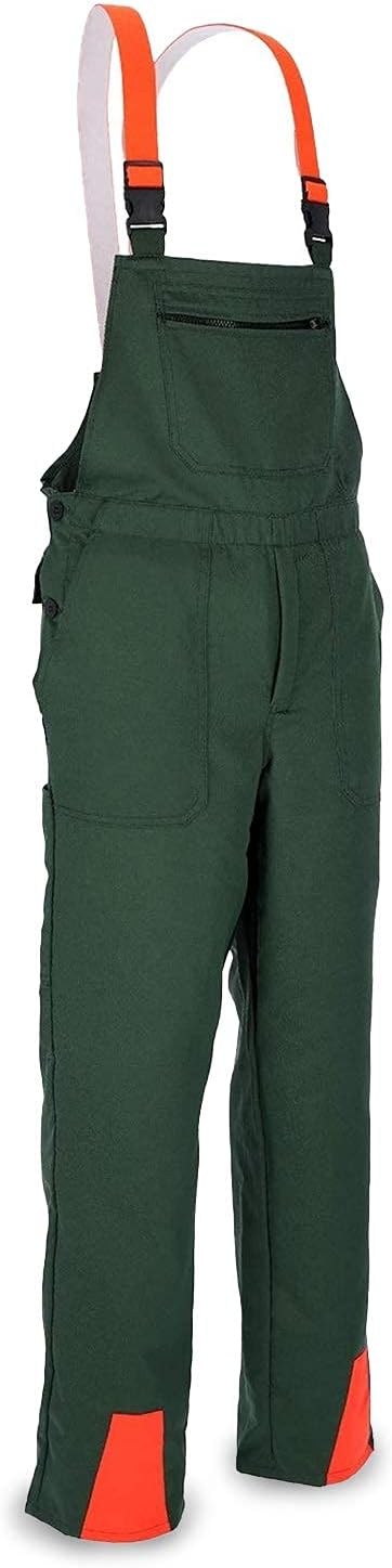 Profi Schnittschutzlatzhose KWF Latzhose Schnittschutzhose Forsthose made in Germany, Grün