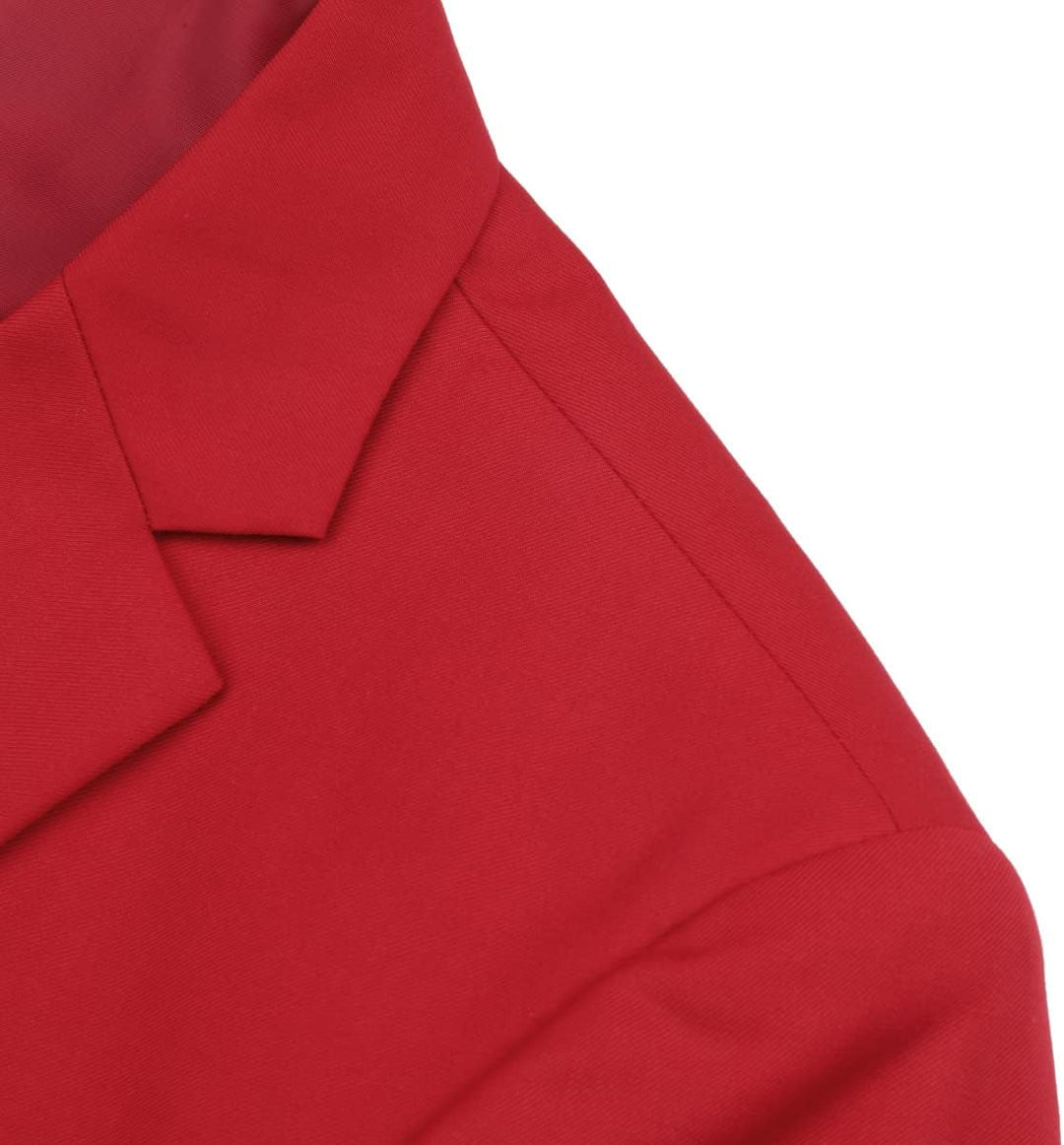 YOUTHUP Herren Sakko Slim Fit Anzugjacke für Business Hochzeit Eleganter 1 Knöpfen Blazer L Rot, L R