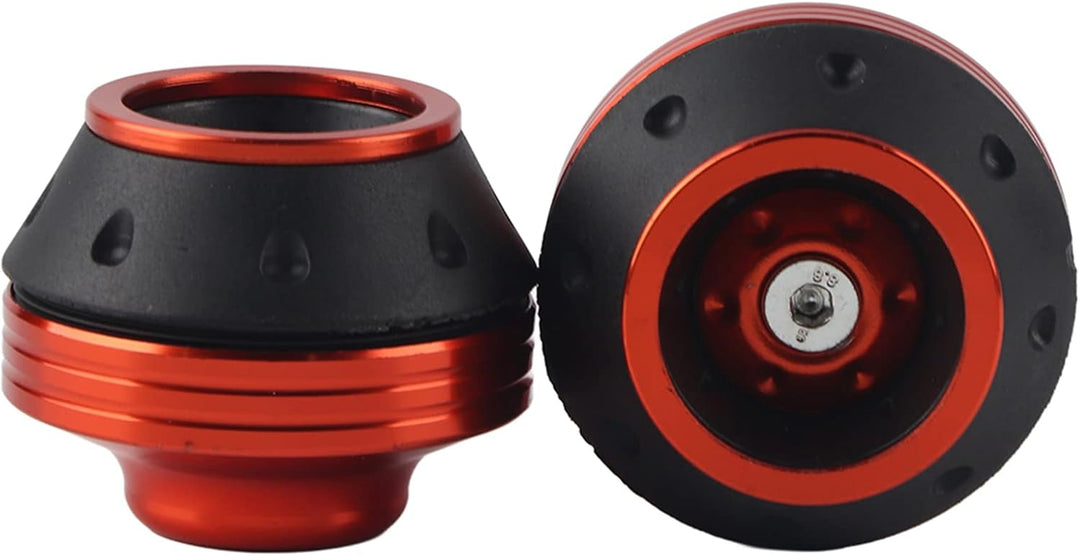 Aluminium-Rahmenschieber für Vorderradgabel, Sturzschutz, Motorrad, Roller (ORANGE), ORANGE