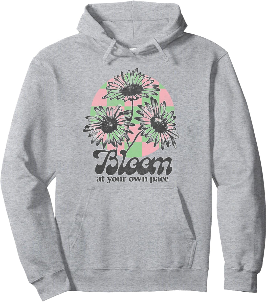 Trendy Bloom Daisies Pullover Hoodie