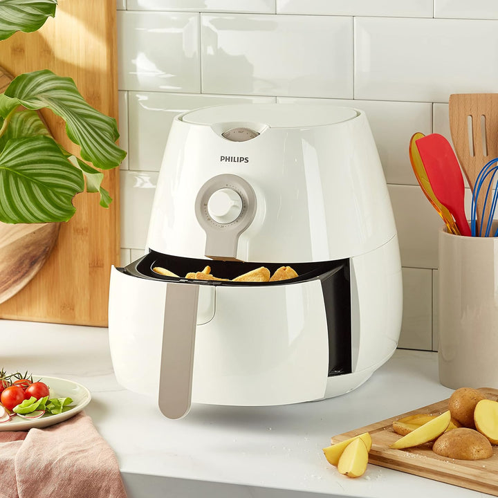 Philips Airfryer HD9216/80 Fritteuse, Kunststoff (PP), Beige, Weiss 266 x 292 x 276 mm Bianco, 266 x