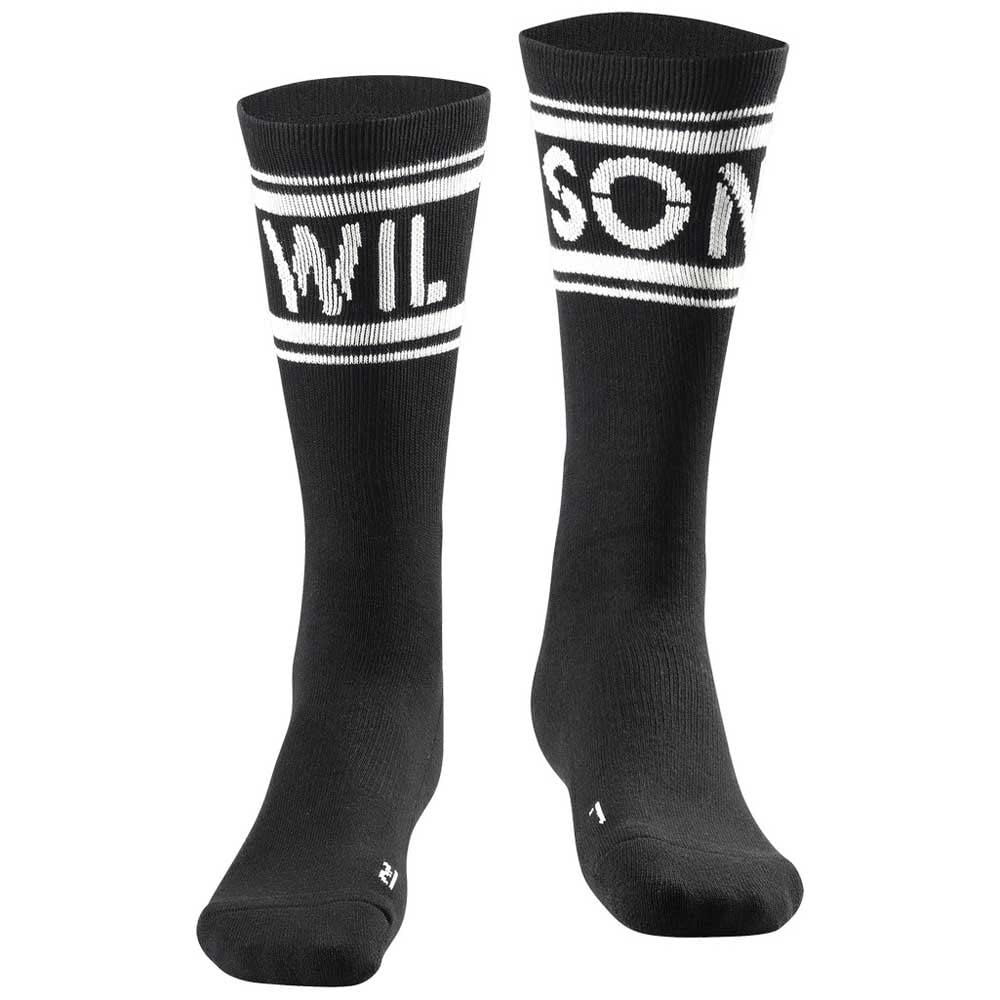 Wilson Herren M Since 1914 Crew Sock 1pr/Pk M-L Schwarz / Weiss, M-L Schwarz / Weiss
