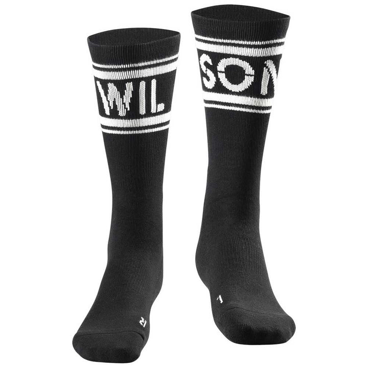 Wilson Herren M Since 1914 Crew Sock 1pr/Pk M-L Schwarz / Weiss, M-L Schwarz / Weiss