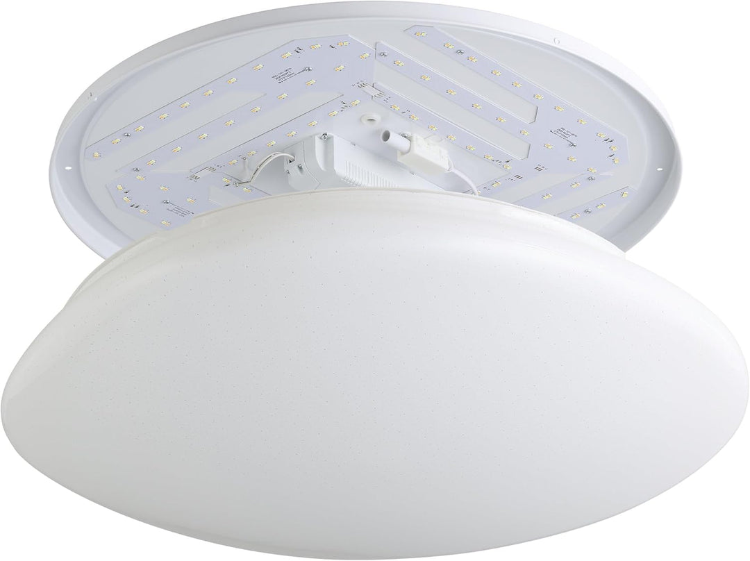 EGLO LED Deckenlampe Sileras, 1 flammige Deckenleuchte mit Sternenhimmel-Effekt, Material: Stahl und