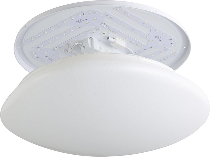 EGLO LED Deckenlampe Sileras, 1 flammige Deckenleuchte mit Sternenhimmel-Effekt, Material: Stahl und