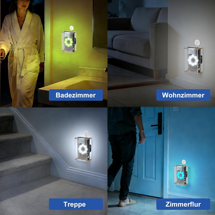 DIY Bewegungssensor Lichter Löt Bausatz, LED Nachtlicht Elektronik Bausatz, Lehr und Lernausbildung