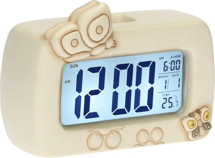 THUN - Digitaluhr mit Schmetterlingen und Blumen - Linie Elegance - Wohnaccessoires und Dekoration -