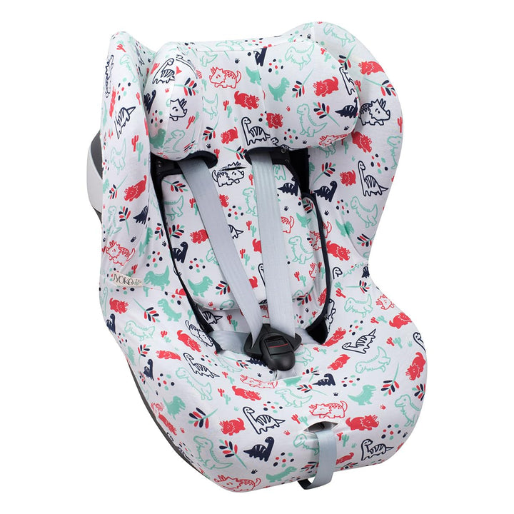 JYOKO KIDS Bezug kompatibel mit Cybex Gold Sirona M2 iSize (DINO PARTY), DINO PARTY