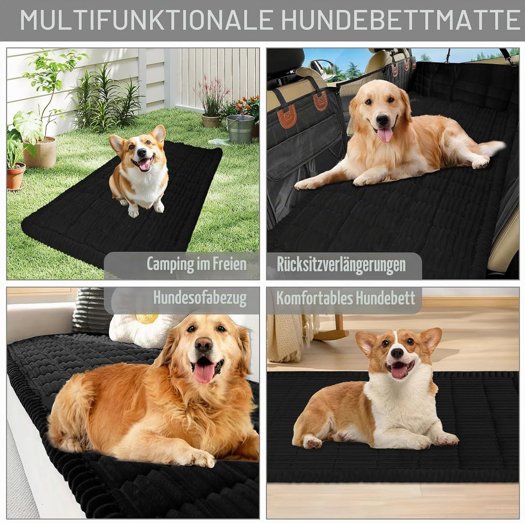 Chingcoo Hundeschutz Rückbank fürs Auto, 62×137 cm rutschfeste &amp; Kratzfeste Hundedecke Auto, Wasserd
