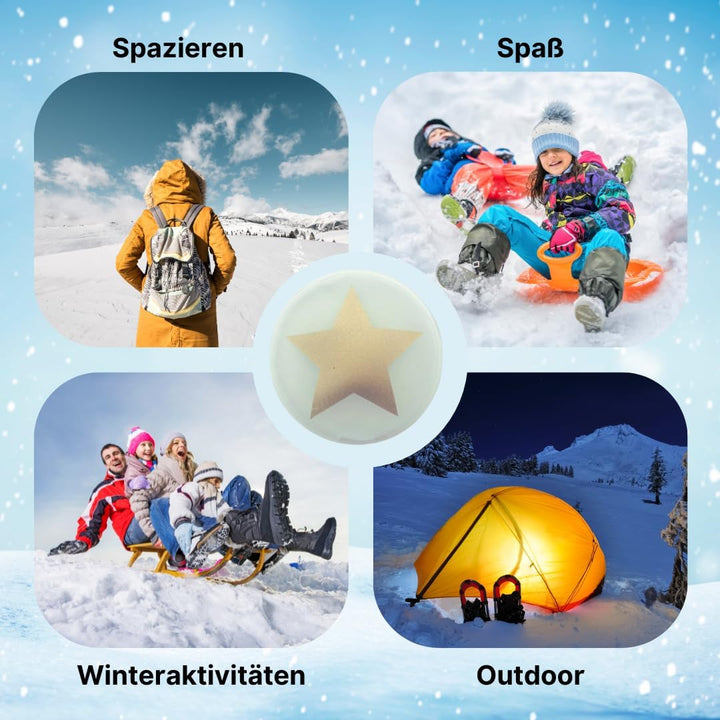 Taschenwärmer wiederverwendbar, Handwärmer, Wärmekissen, Wärmepads, Fingerwärmer für Kinder und Erwa