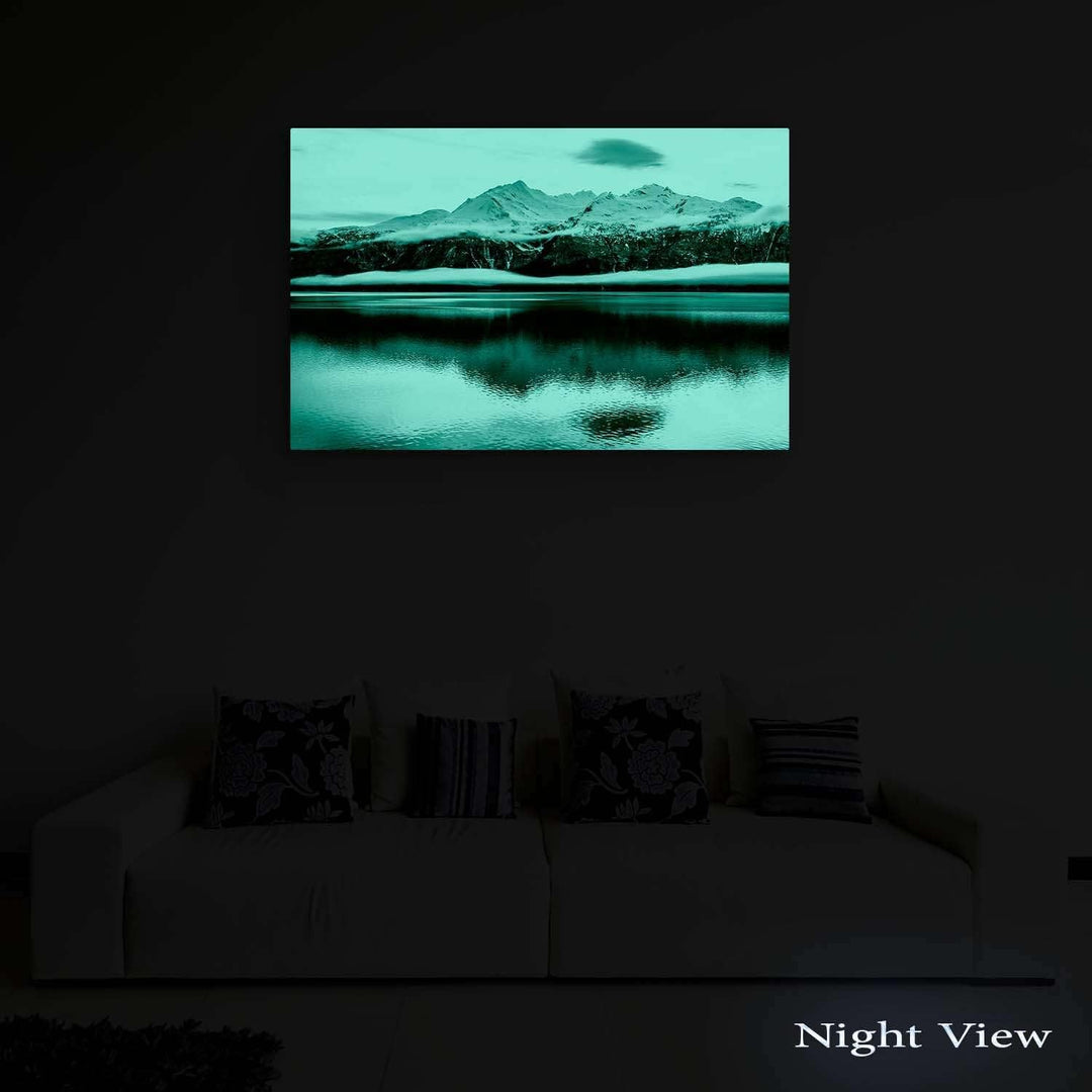 Startonight Bilder Tagtraum Eiszeit, Leinwandbilder Moderne Kunst, Landschaft Wanddeko Kunstdrucke,