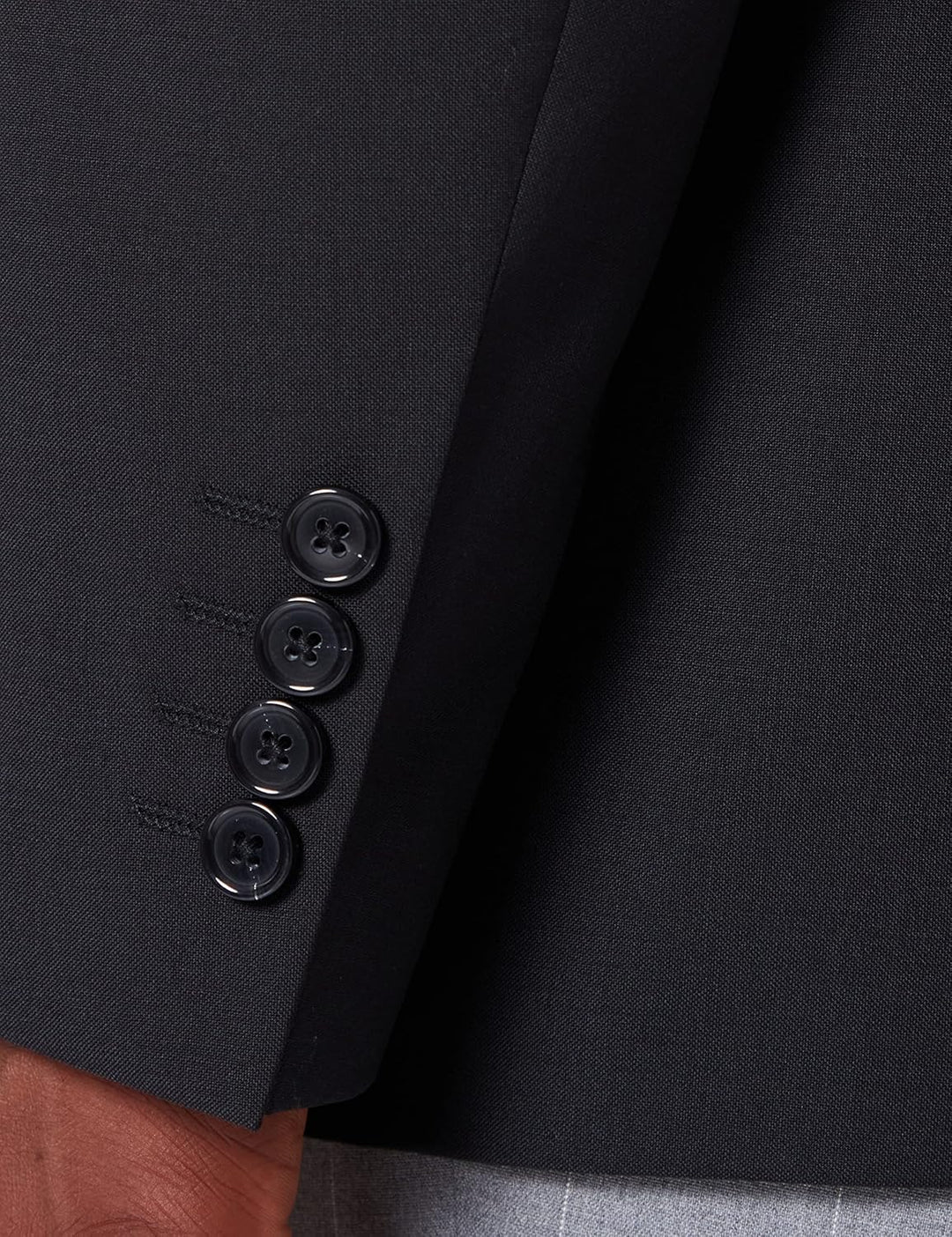 Pierre Cardin Men's Brice Blazer, 52 Schwarz (Schwarz 2000)