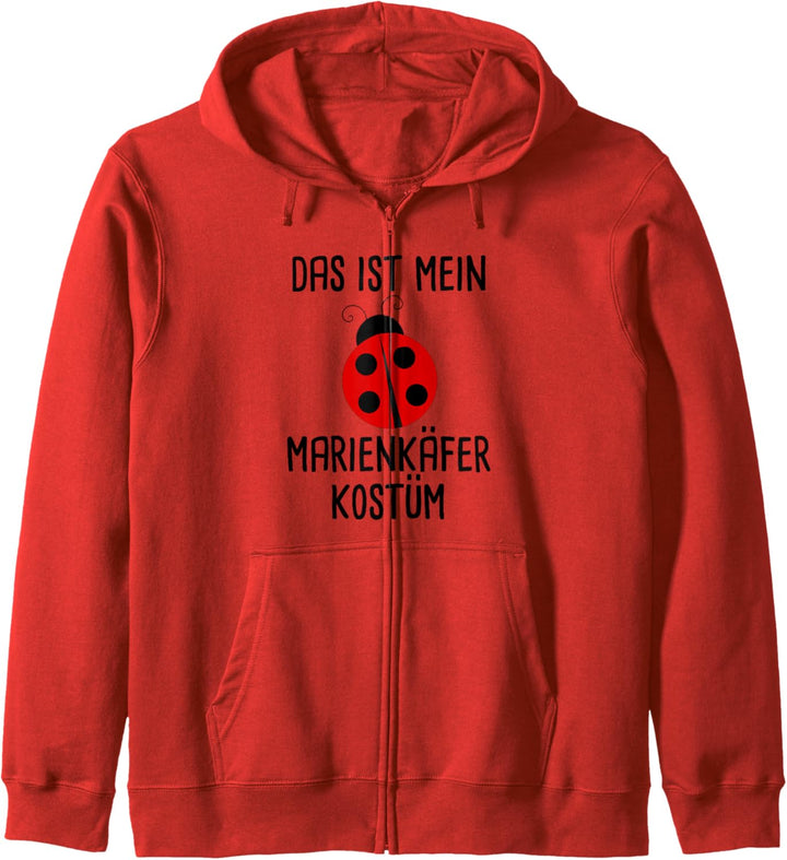 Das ist mein Marienkäfer Kostüm Fasching Karneval Kapuzenjacke