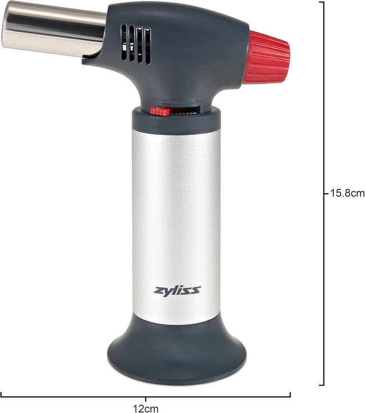 Zyliss E980202 Küchenbrenner, Silber/Schwarz, Kochwerkzeug zum Bräunen/Karamalisieren von Lebensmitt