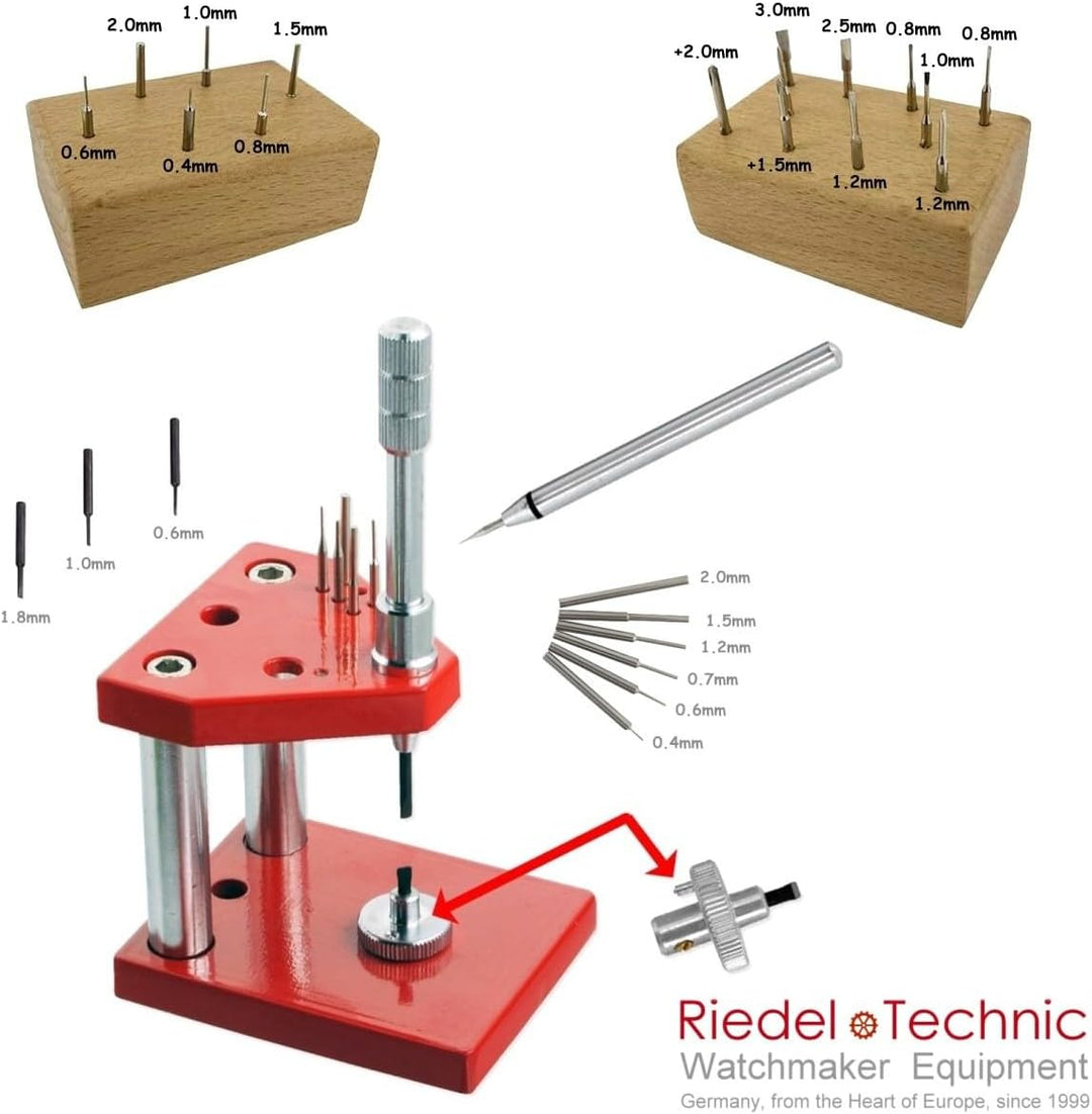 Armbandkürzer Set RIEDEL TECHNIC Xtreme - Uhrenwerkzeug zum professionellen Kürzen von Uhren-Metalla