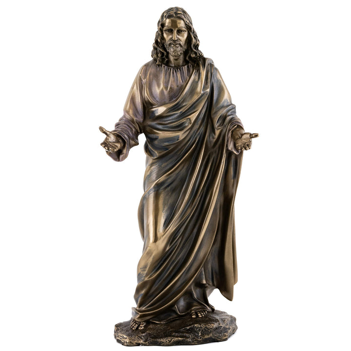 Top Collection Jesus Christus Segen Statue Real Bronze Powder Cast Statue Skulptur 12
