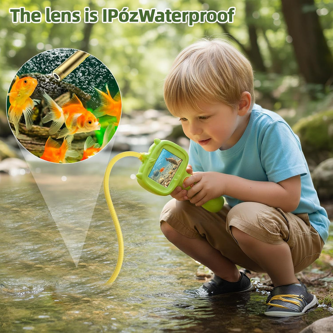 Exsink Endoskop füR Kinder, Endoskopkamera für Kinder, Wasserdichtetem Objektiv,Endoskopkamera mit l