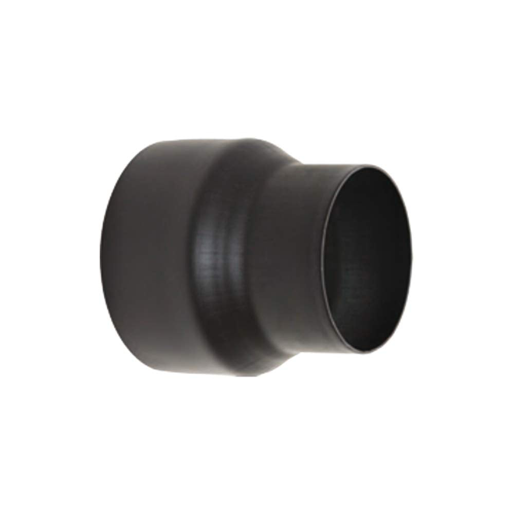 Rauchrohr Ofenrohr Erweiterung 120mm auf 130mm gussgrau Kaminrohr 120/130 Gussgrau
