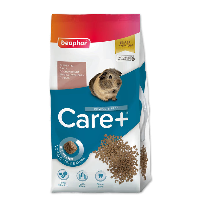Care+ Meerschweinchen | Meerschweinchenfutter mit lebenswichtigem Vitamin C | Fördert den gesunden Z