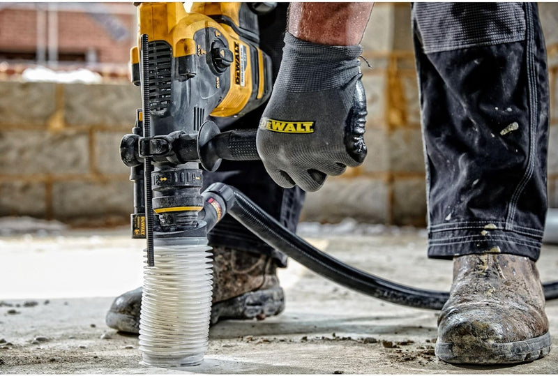 Dewalt SDS-plus Universal-Staubabsaugung (zum staubfreien Bohren in Mauerwerk & Beton, einsetzbar mi