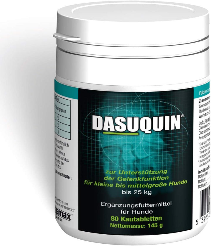 DASUQUIN 80 Kautabl. 1,8 g für kleine/mittelgrosse Hunde