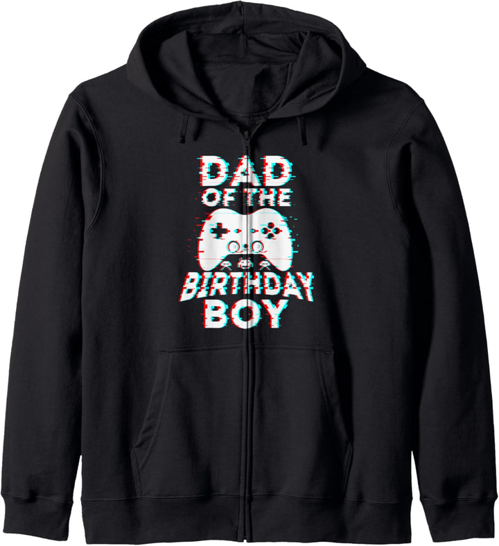 Dad Of The Birthday Boy Video Gamer Gift Party Gaming Kapuzenjacke