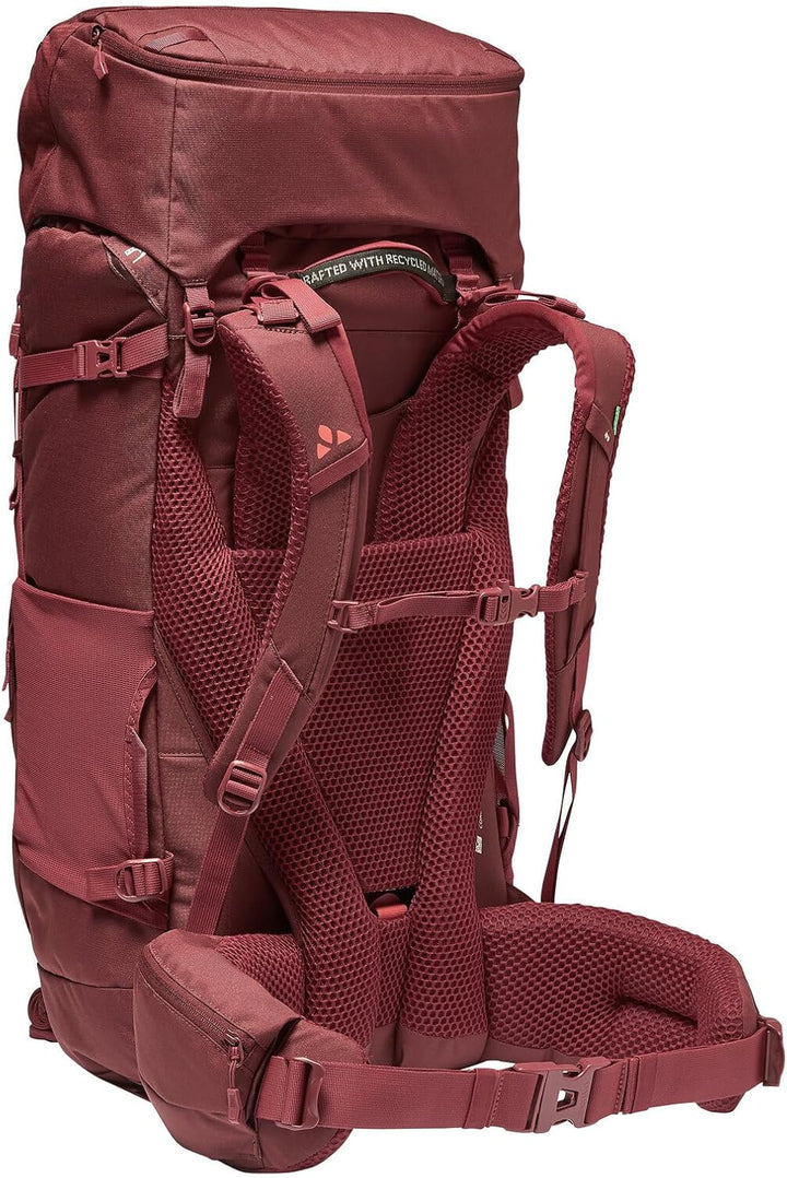 VAUDE Damen Astrum Evo 55+10 Liter, Trekkingrucksack Dark Cherry, Dark Cherry